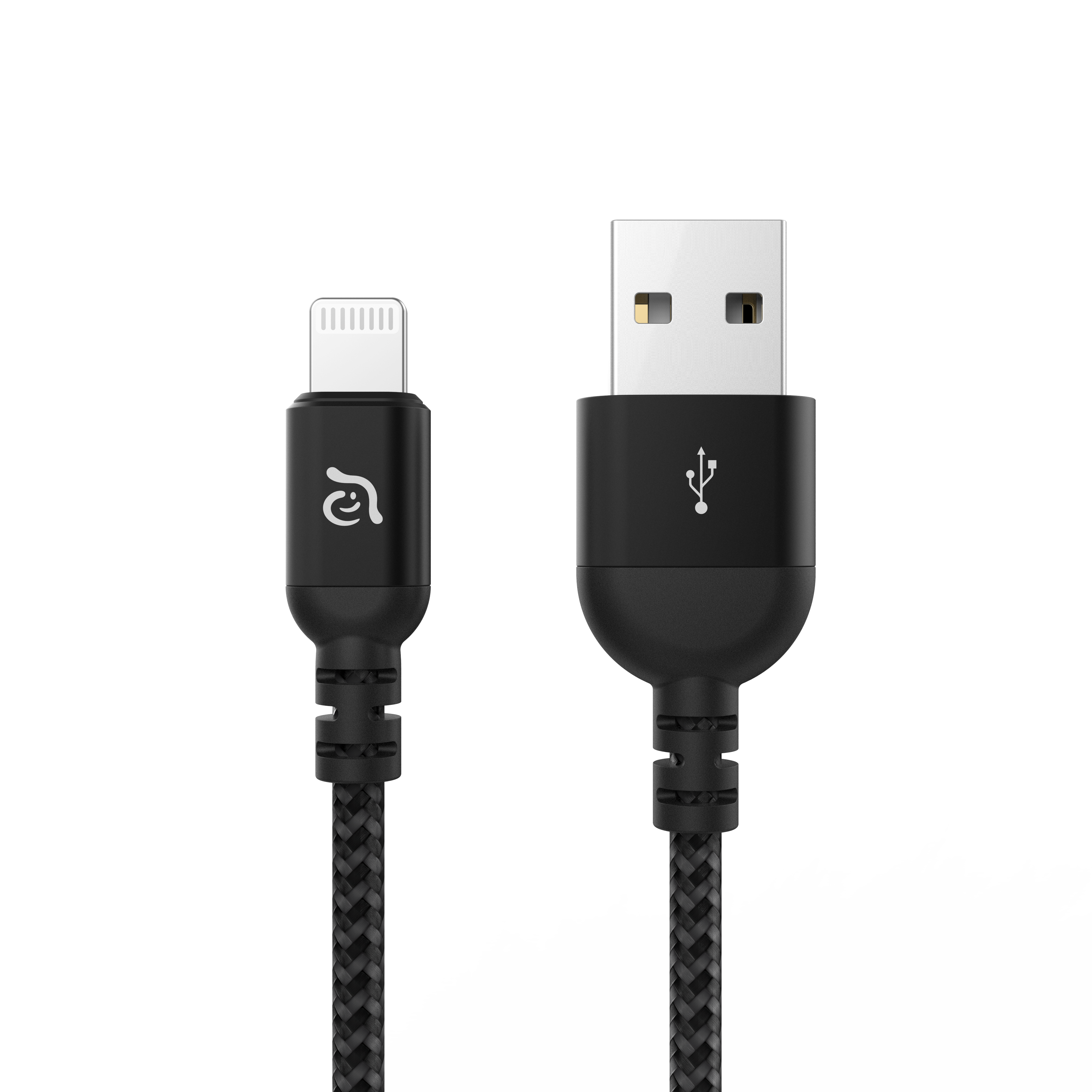 PeAk III 120B | 120cm | Grau | MFi | Lightning auf USB Kabel