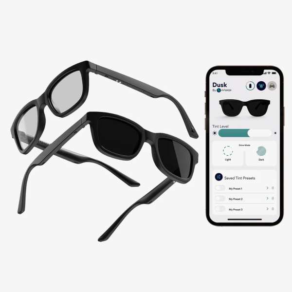 Ampere Dusk Lite - Smarte Sonnenbrille - mit App verstellbar