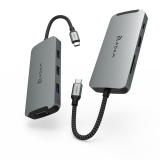 Vorschau: CASA HUB A08 | Grau | 8 Port USB-C Hub Vorschau: CASA HUB A08 | Grau | 8 Port USB-C Hub