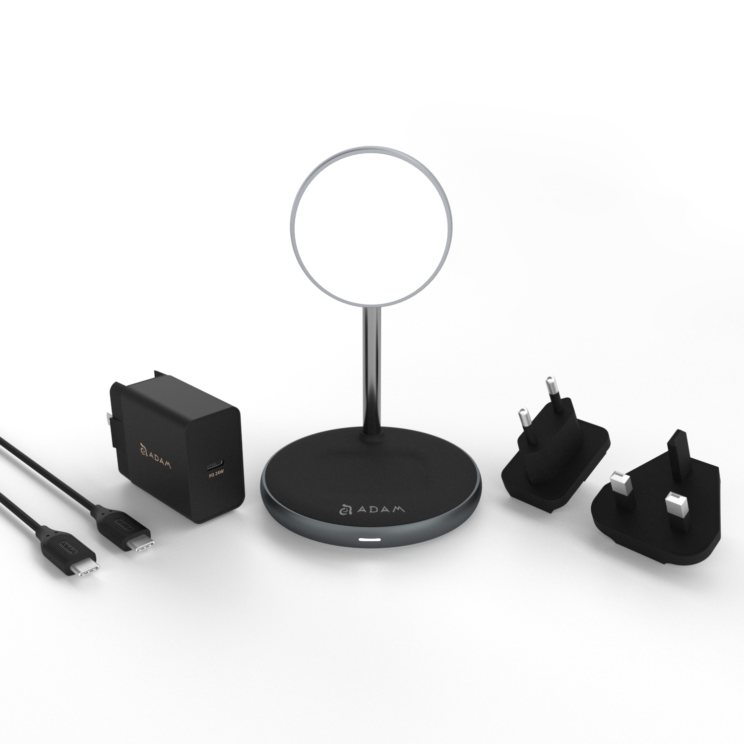 OMNIA M2 Magnetisches 2-in-1-Wireless-Ladegerät