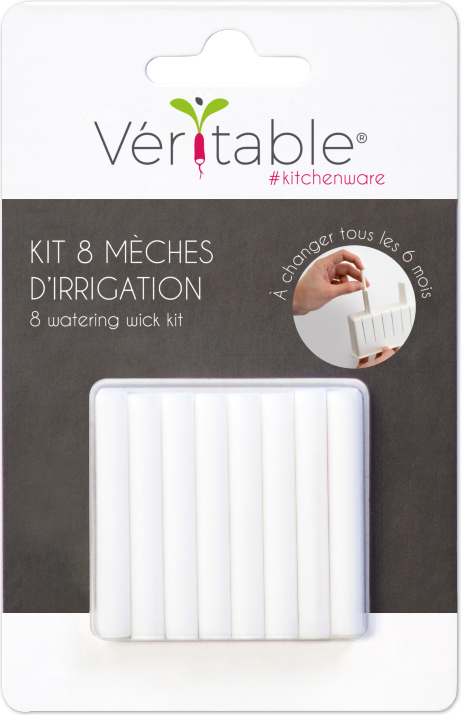 Véritable® 8-Bewässerungs-Dochte Kit