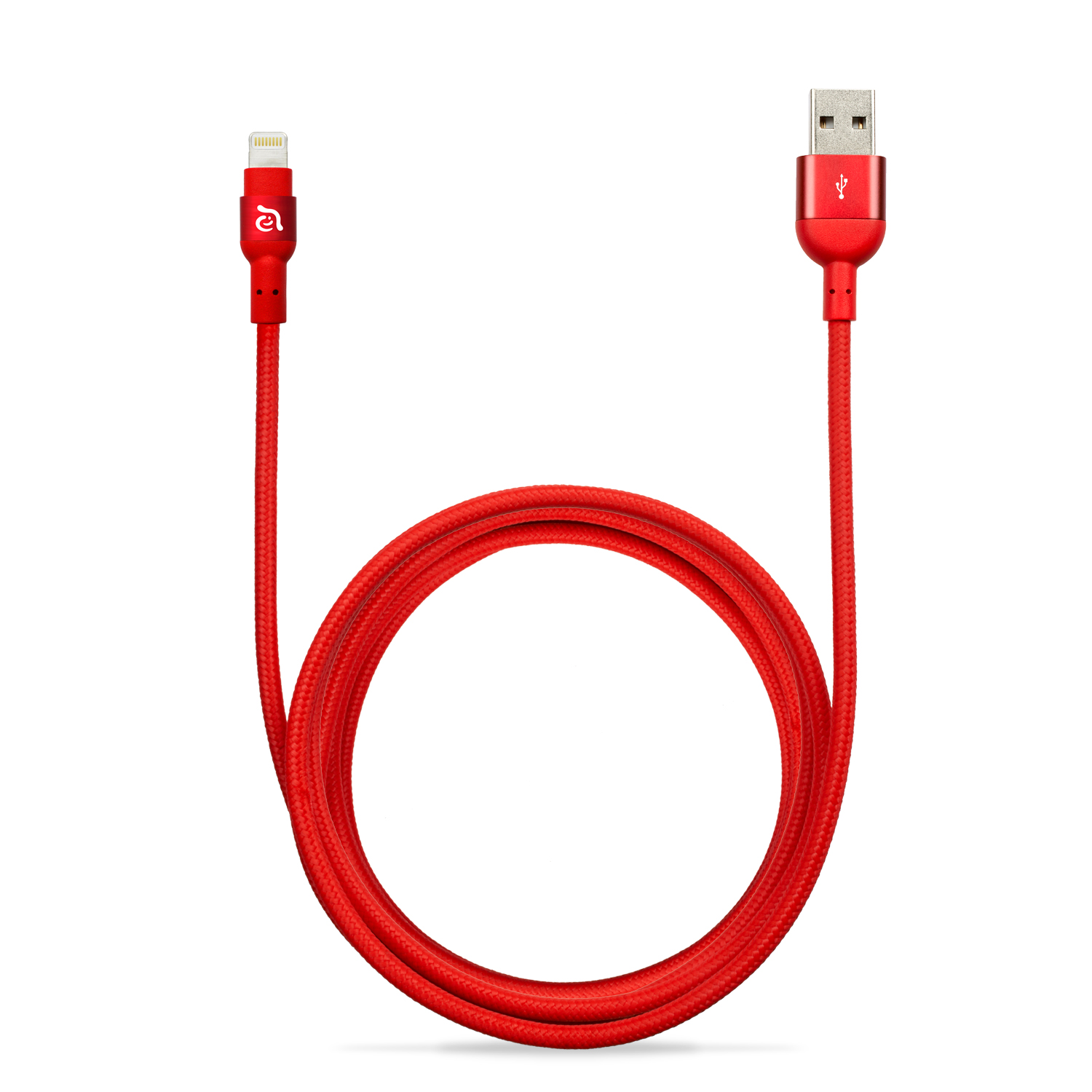 PeAk II 200B | 200cm | Rot | MFi | Lightning auf USB Kabel