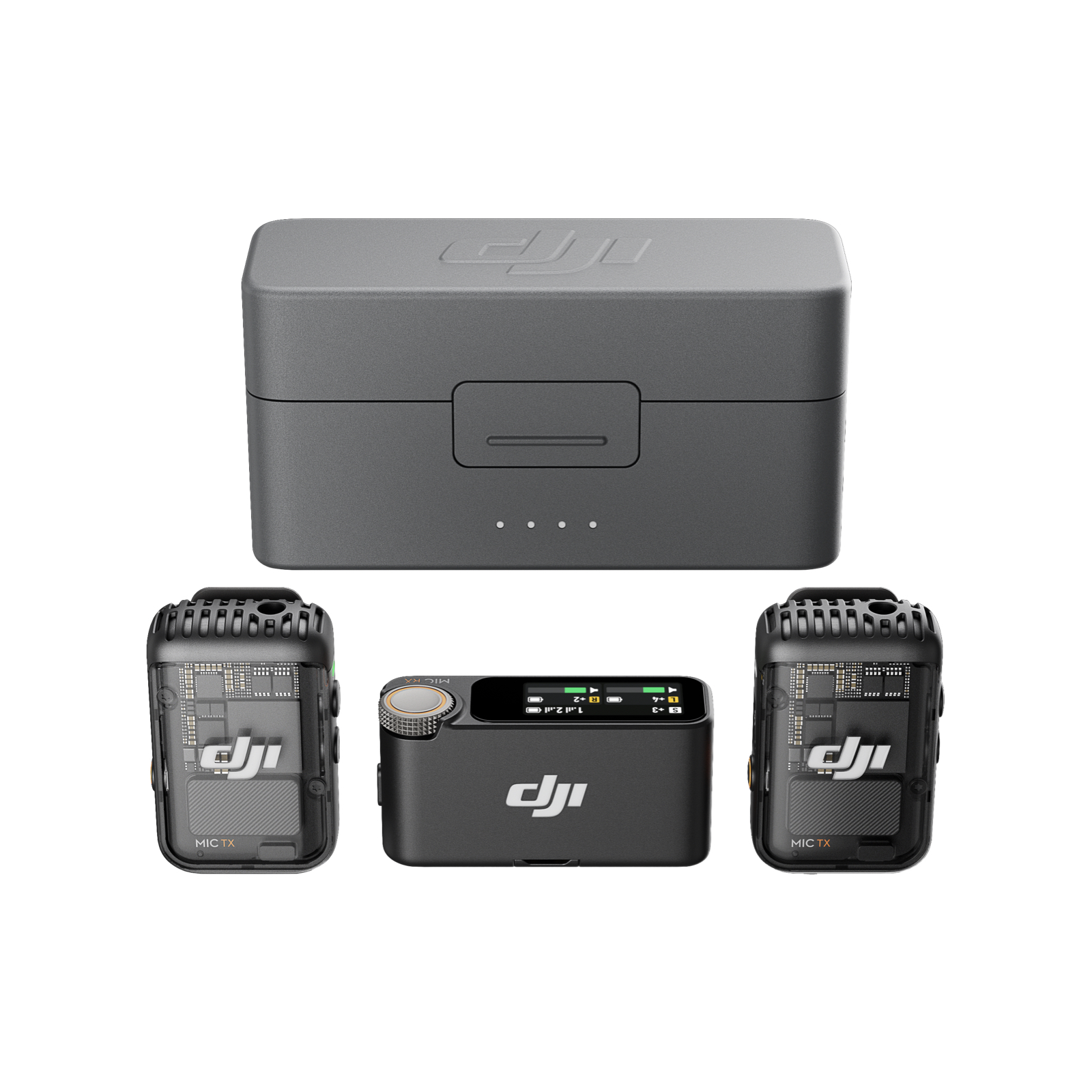 DJI Mic 2 (2 Sender + 1 Empfänger + Ladeschale)