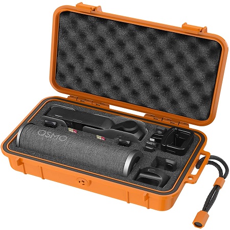 DJI Pocket 2 / Osmo Pocket Wasserdichter Hartschalenkoffer, orange