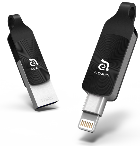iKlips DUO+ Lightning und USB 3.1 Flashspeicher | Schwarz | 128GB