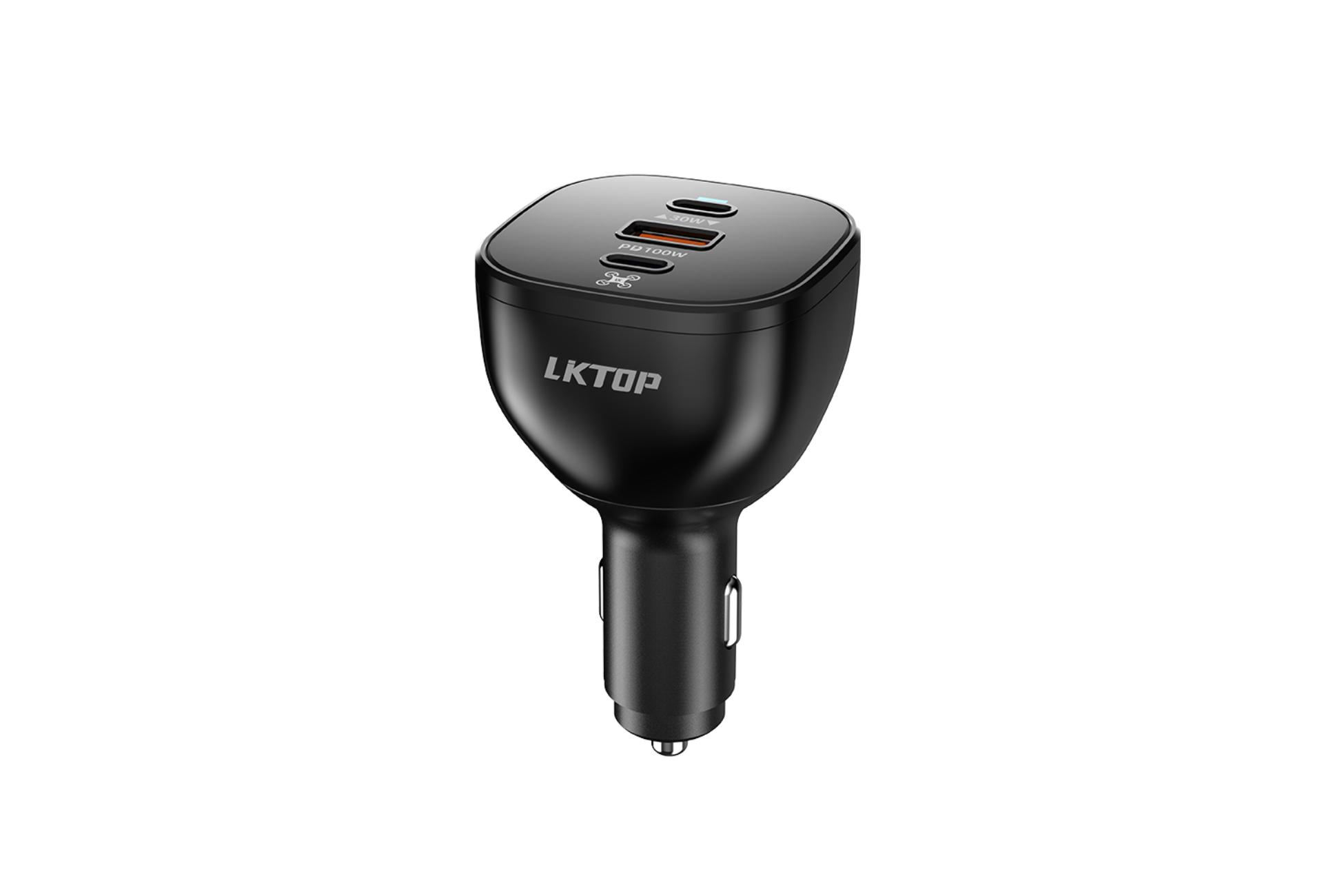 LKTOP 130W Auto-Ladegerät für DJI Mavic 3, DJI Air 3, DJI Mini Serie und DJI Avata