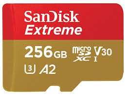 SanDisk Extreme 256GB V30 microSDXC Speicherkarte