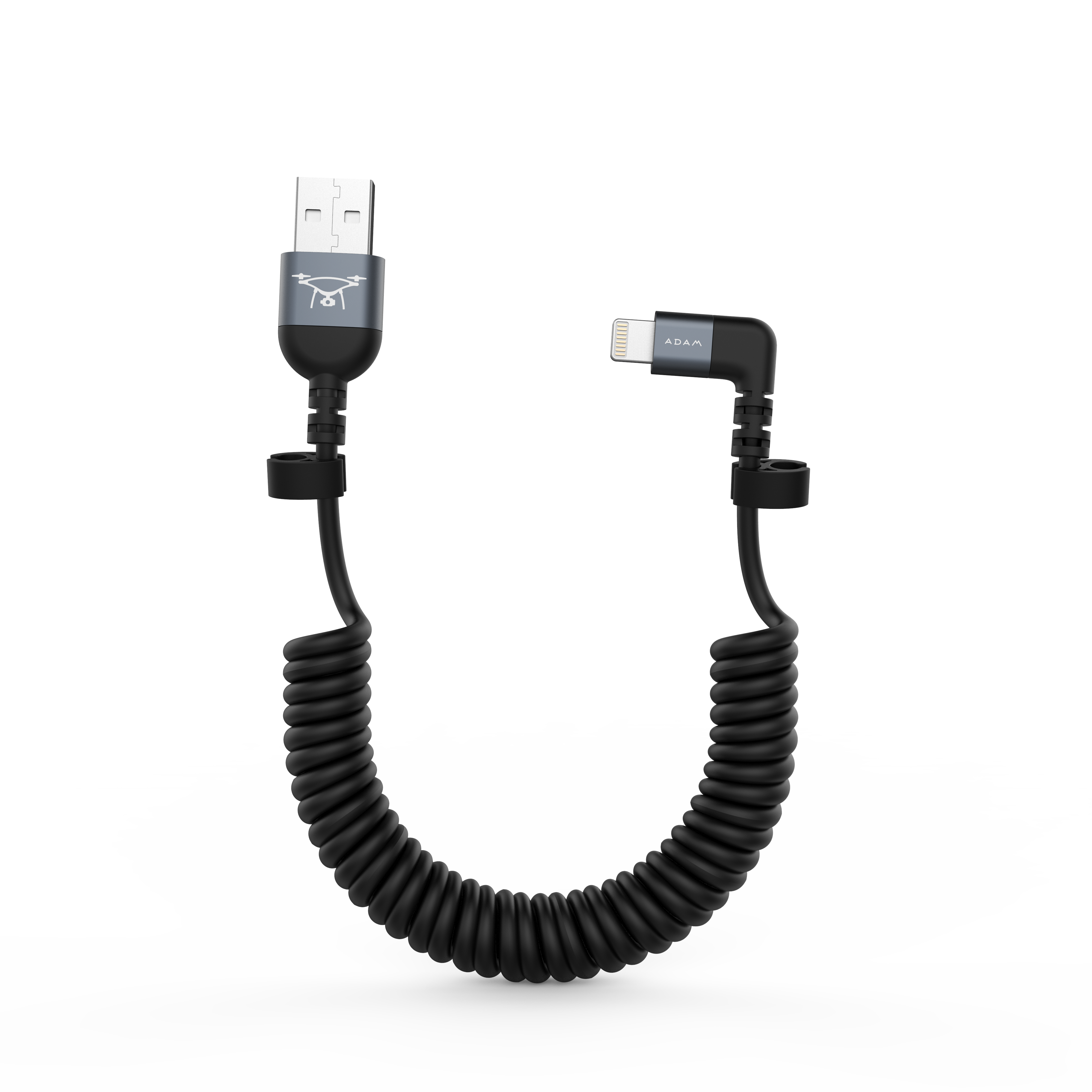 PeAk II FLEET L30C | 30cm | Grau | MFi | Lightning zu USB Kabel