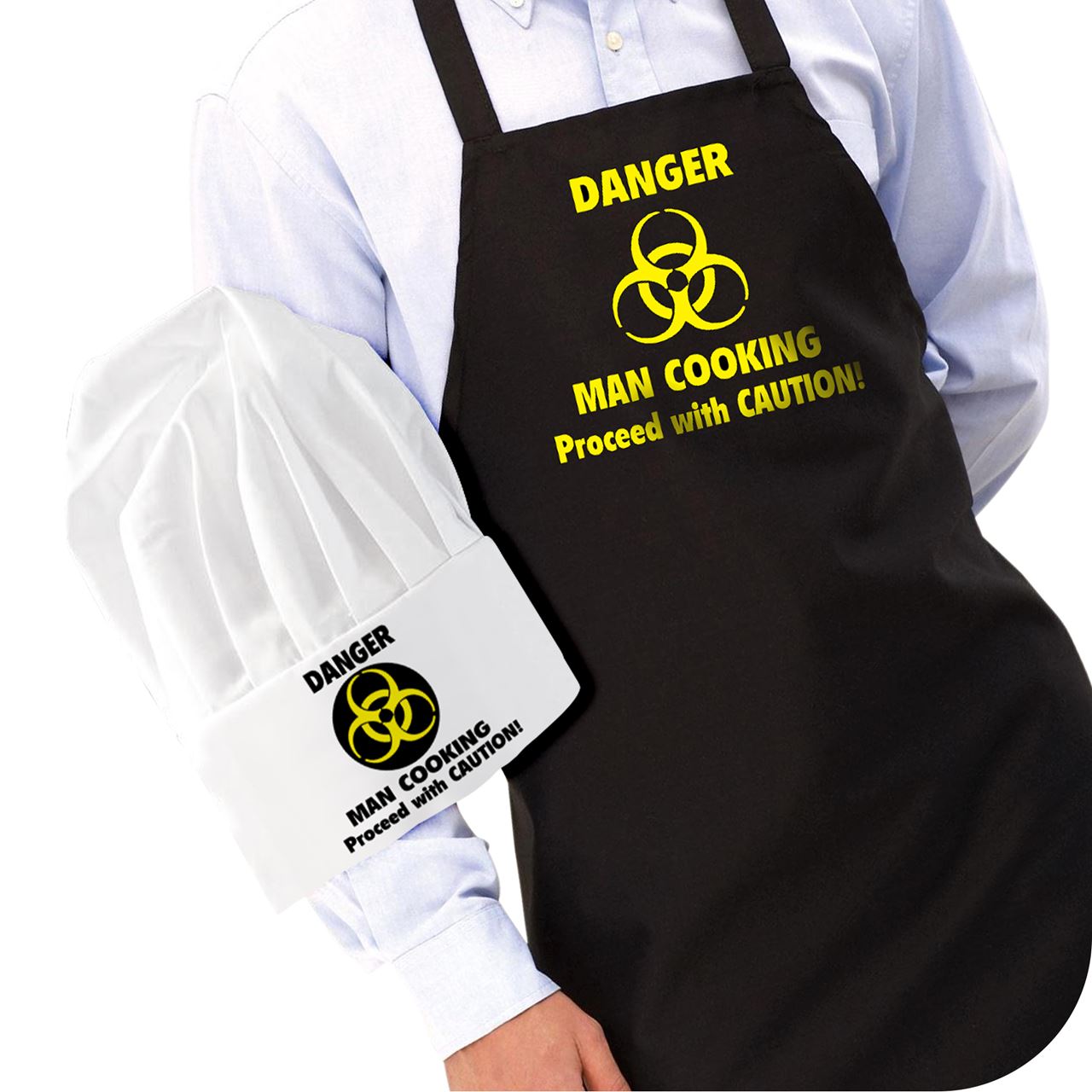 IGGI DANGER MAN COOKING Schürze und Hut