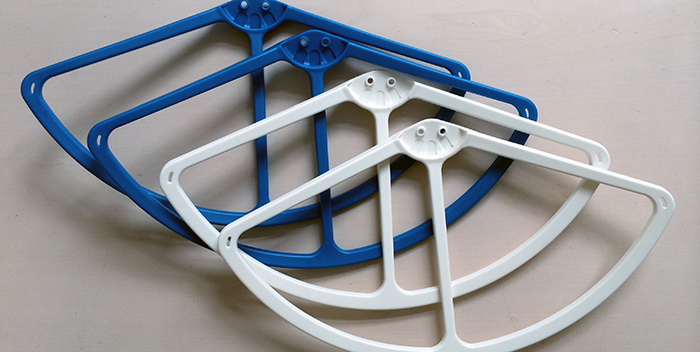DJI Phantom 2 Propellerschutz / Propguards Blau/Weiss