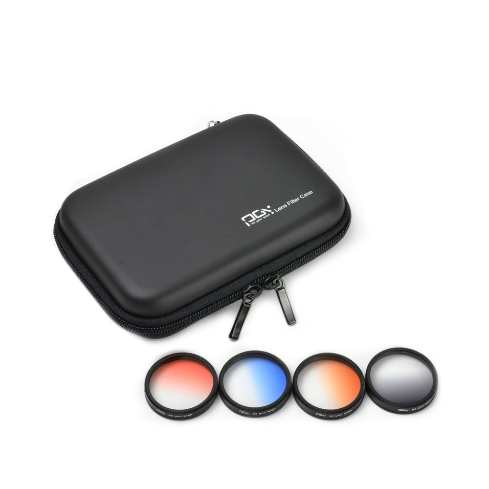 Farb-Filterset für DJI Phantom 4 Pro (Rot, Orange, Blau, Grau)