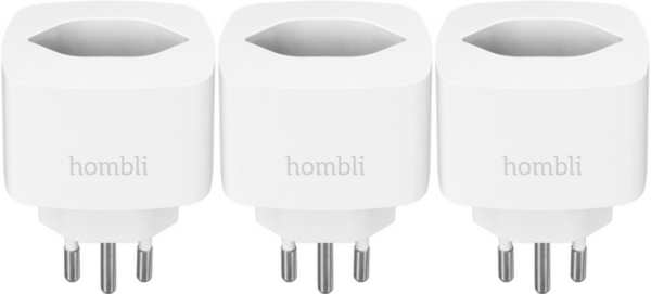 Hombli Smart Swiss Socket Promo Pack 2+1 - white