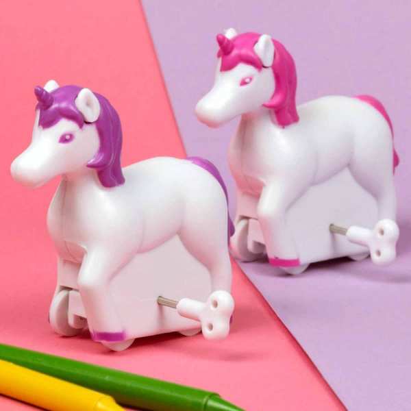 Aufziehfigur "Einhorn" - Wind Up Racing Unicorns (2er Pack)