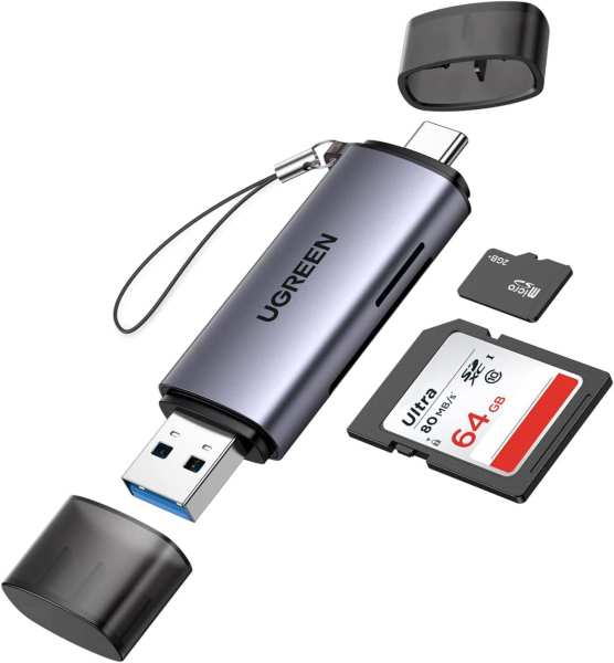 SD Kartenleser USB 3.0 USB C Dual Stecker