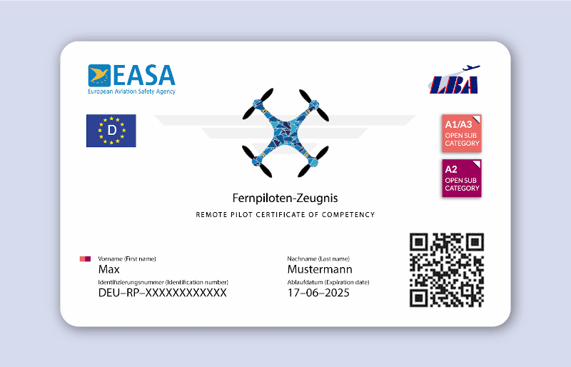 A2 EASA-Drohnenführerschein online Kurs