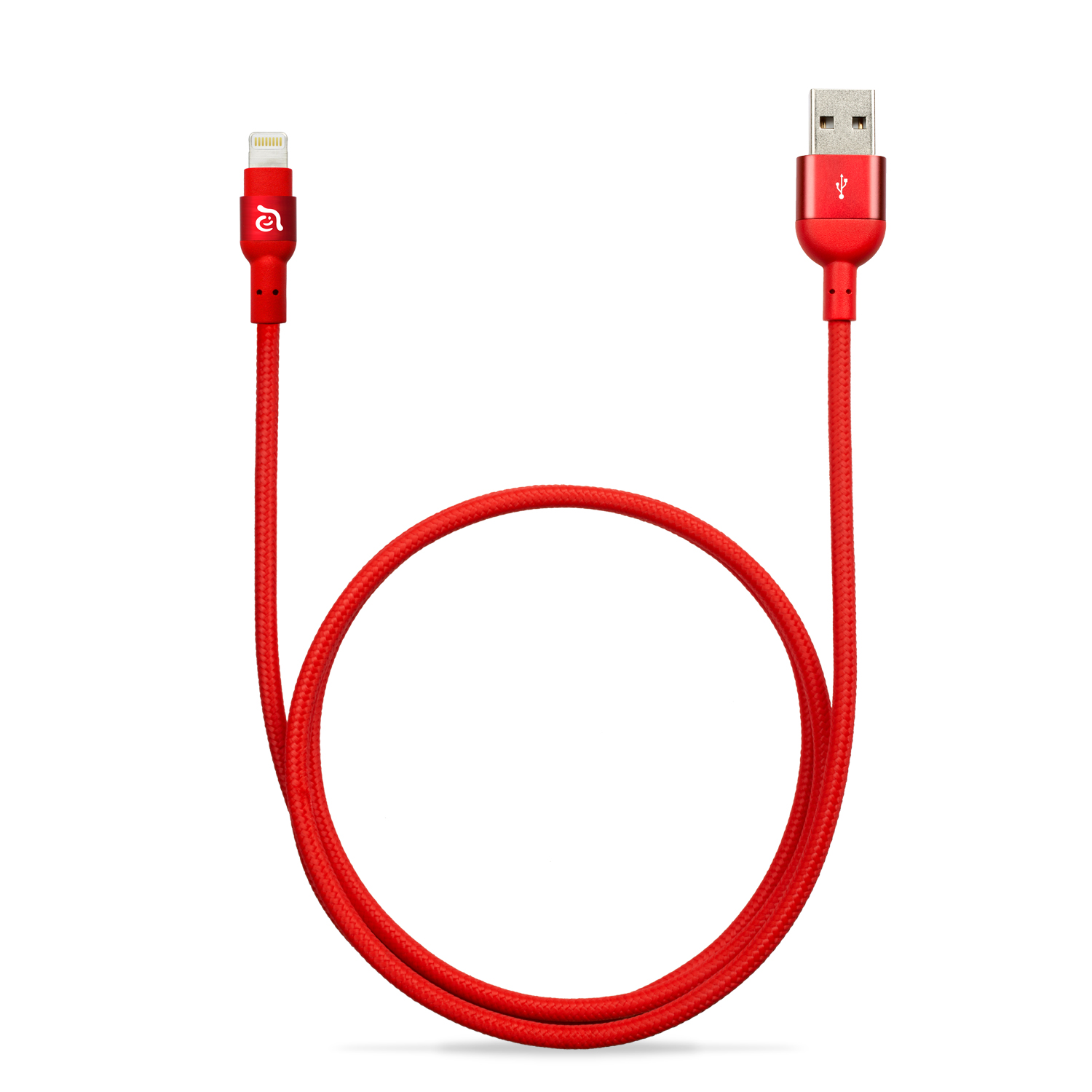PeAk II 120B | 120cm | Rot | MFi | Lightning auf USB Kabel