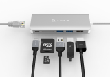 Vorschau: CASA HUB A01 | Silber | 6 Port USB-C Hub Vorschau: CASA HUB A01 | Silber | 6 Port USB-C Hub