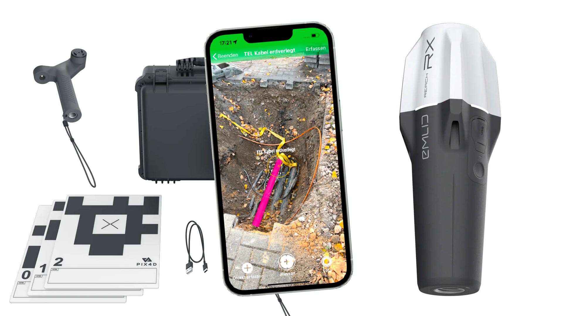iPhone Mapping Kit - Emlid mit ScanAce/GeoAce