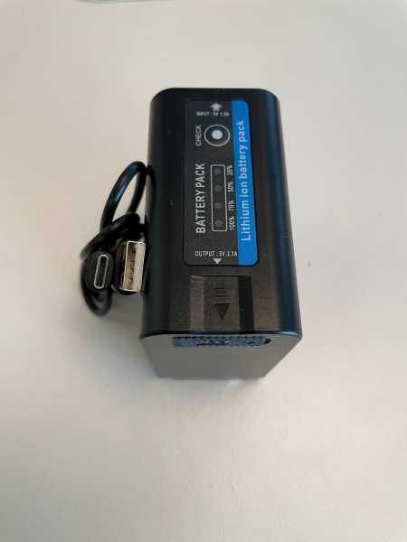 Batterie-Kit NP-F980T inkl. Ladekabel