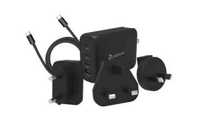 OMNIA Pro 130 | Schwarz | 4-Port Power Lade-Kit 130W
