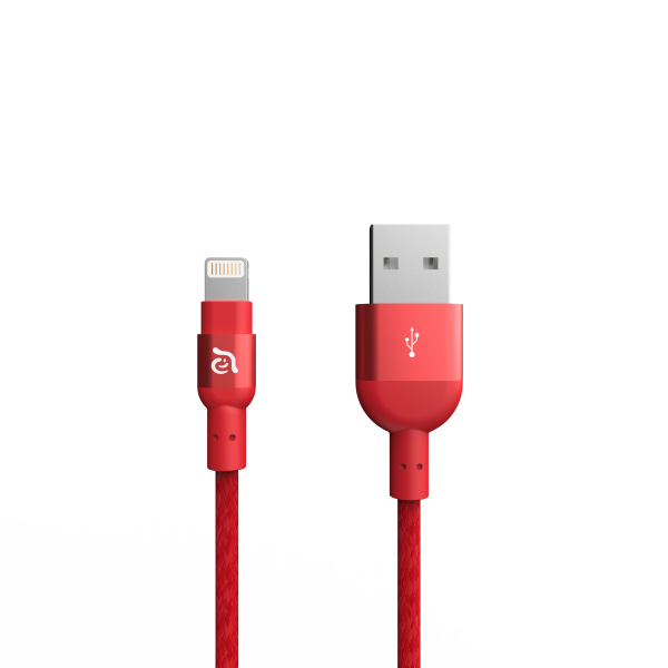 PeAk II 20B | 20cm | rot | MFi | Lightning auf USB Kabel