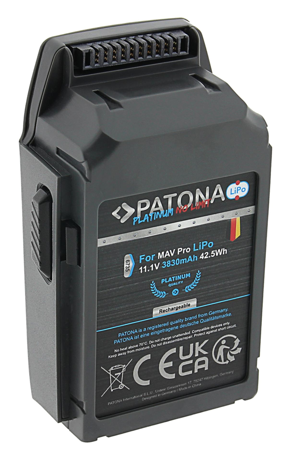 PATONA Platinum Akku für DJI Mavic / Mavic Pro / Mavic Pro Platinum