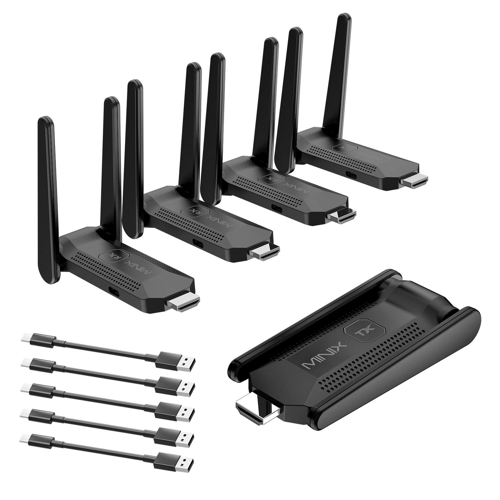 Minix B14 - drahtloser HDMI zu Quad HDMI Dongle (1080p)